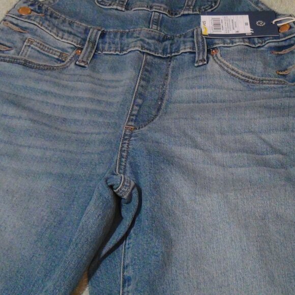 Universal Thread Women's Denim Overalls Sleeveless Skinny Med Wash Size 00 / 24R - Picture 12 of 14